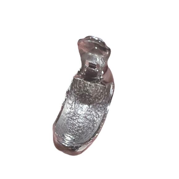 Vintage Heavy Silver-Tone Clip-On Earrings – Bold Sculptural Design - Picture 5 of 13